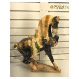 Ming Dynasty style ceramic horse, ceramic, 19