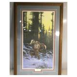 John Strain, LE Print, IForest Hunter , Evening,