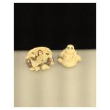 2 piece erotic buddha, resin