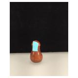 Erotic wood carving. 2 1/2 inches tall