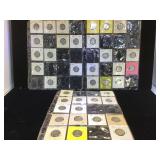 3 sheets of Jefferson Nickels in flips