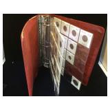Binder with 2 sheets of US Coins - Indian head