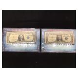 1957 Blue Seal Silver Certificate $1 Notes - Star