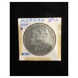 1900-O Morgan Silver Dollar in flip