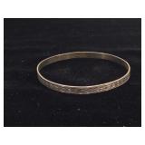 Sterling Silver bangle bracelet - 8.5g