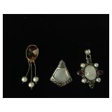 Lot of Sterling Silver pendants - 38.8g TW