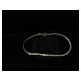 Sterling Silver bracelet - 6 in - 1.9g