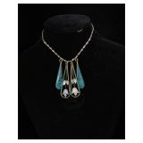 Sterling Silver necklace with Sterling and