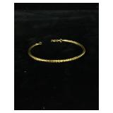Sterling Silver Vermeil bracelet - 7 in - 4g