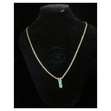 Sterling Silver Pendant with stainless chain 30