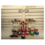 Box filled with great M&Ms candy boxes (empty)