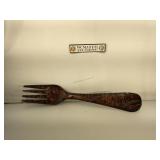 Decorative fork, 28 inches long and 6
inches