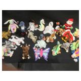 25 error tags Beanie Babies