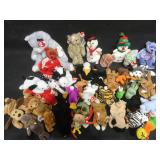 Large lot of  Beanie Babies