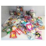 Large lot of McDonalds Ty Beanie babies