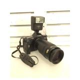 Canon Eos 650 , 35 mm film .camera with flash