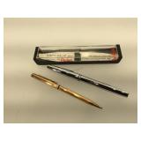 Pentel pen in box with a Zippo retractable ball