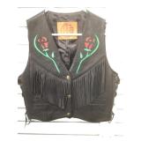 Leather jacket without sleeves by ‘Kerr Leather