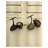 2 Spinning  reels, Polar 31, and Shakespeare 2205