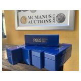 PCGS Coin holder boxes lot of 5