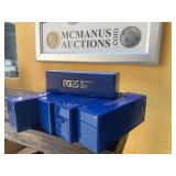 PCGS Coin holder boxes lot of 5