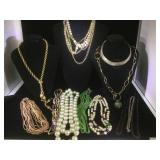Lot of 10 costume jewelry necklaces