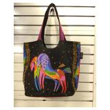 Laurel Burch Horse Purse, light use