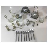 Vintage Silverplate, butter keeper, 4 pc pressed