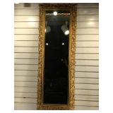 Long mirror in plastic frame