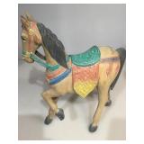 Carved wood Spanish style horse