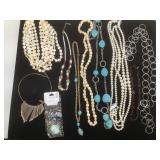 Lot of 10 costume jewelry necklaces