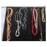 Lot of 10 costume jewelry necklaces