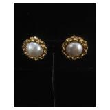 Genuine Chanel Designer earrings with matching