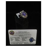 Appraised Sterling Silver ring with 2.25 carat