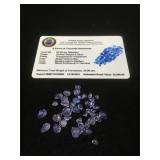 Appraised Parcel of Tanzanite Gemstones - Minimum