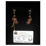 Appraised Sterling Silver earrings with 7.00