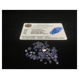 Appraised Parcel of Tanzanite Gemstones - 20.00