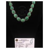 Appraised Sterling Silver necklace with 162.63