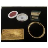 Costume necklace, Money Clip, Japanese Metal