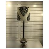 Metal table lamp w/shade, approx 36 inches tall