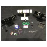 Lot of costume jewelry bracelets and more