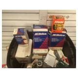 Large lot of Car parts mostly on boxes