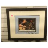 Signed Billy Tompkins photo of Kenny Loggins at