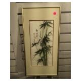 Framed Japanese Bamboo print