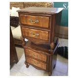 Pair of matching nightstands, approx 2ft x 1.3ft