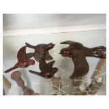 4 ceramic figurine Birds
