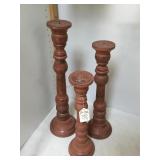 New Set of 3 candle holders, approx 2ft tallest