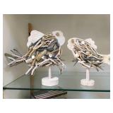 Pair of decorative ornate hand made fishes