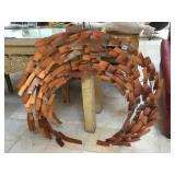 2011 Artisan House metal sculpture, sign by