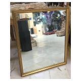 Wall hanging mirror, approx 33x38 inches